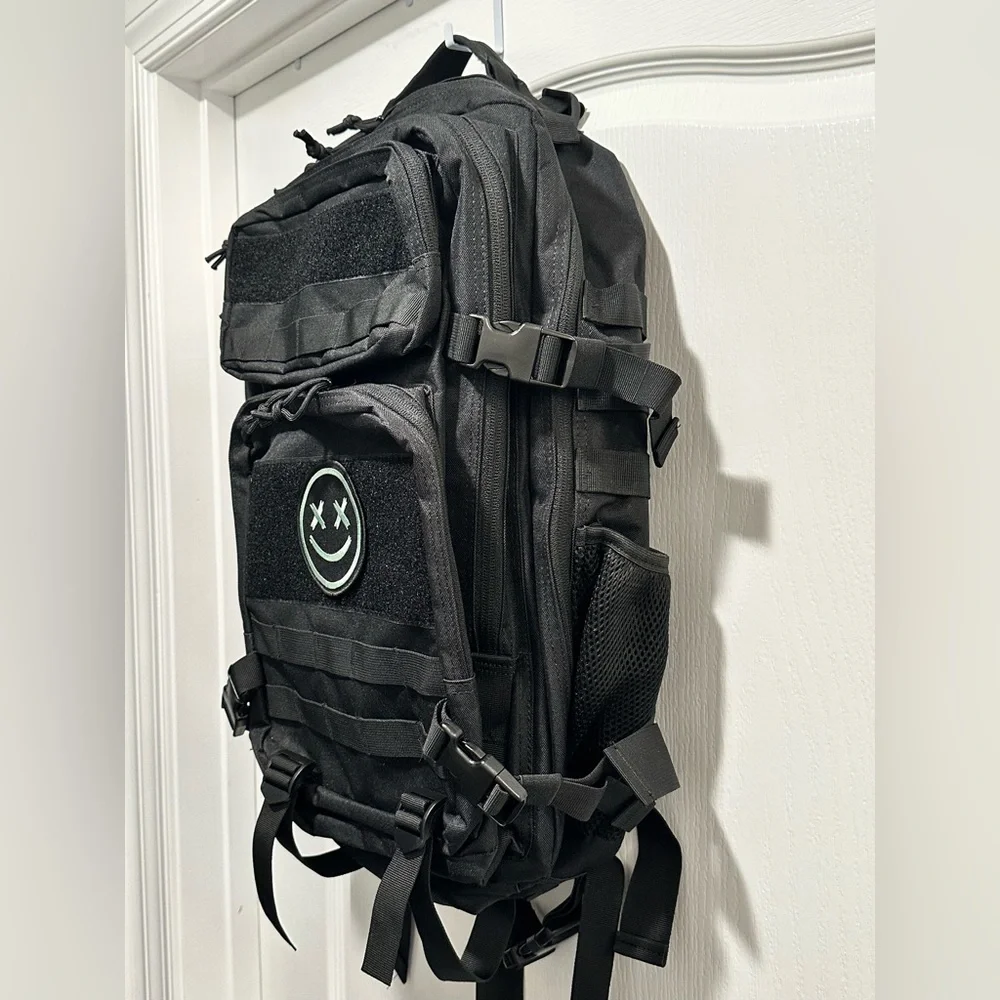 Black Tactical Military Grade Backpack